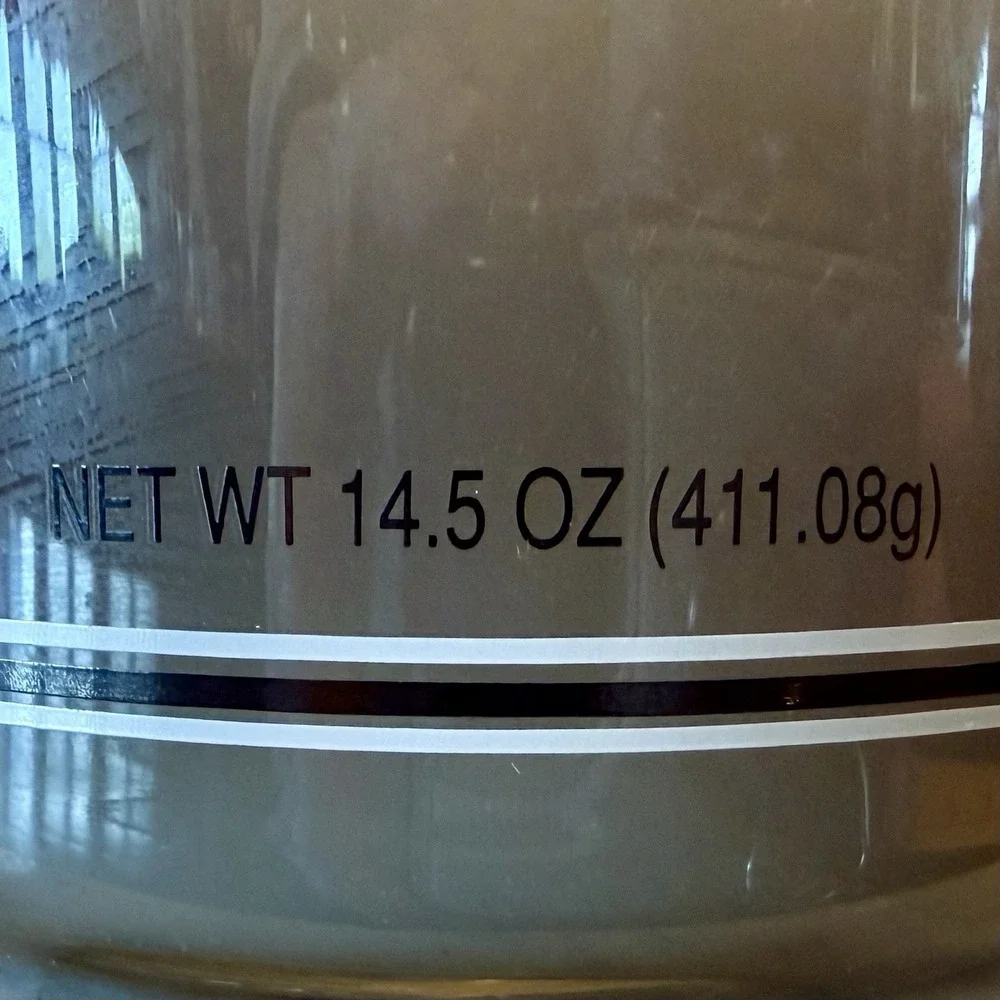 Yankee Wax Housewarmer‎ 14.5oz Candle Ocean Water Black Band Jar 65-90 Hours!